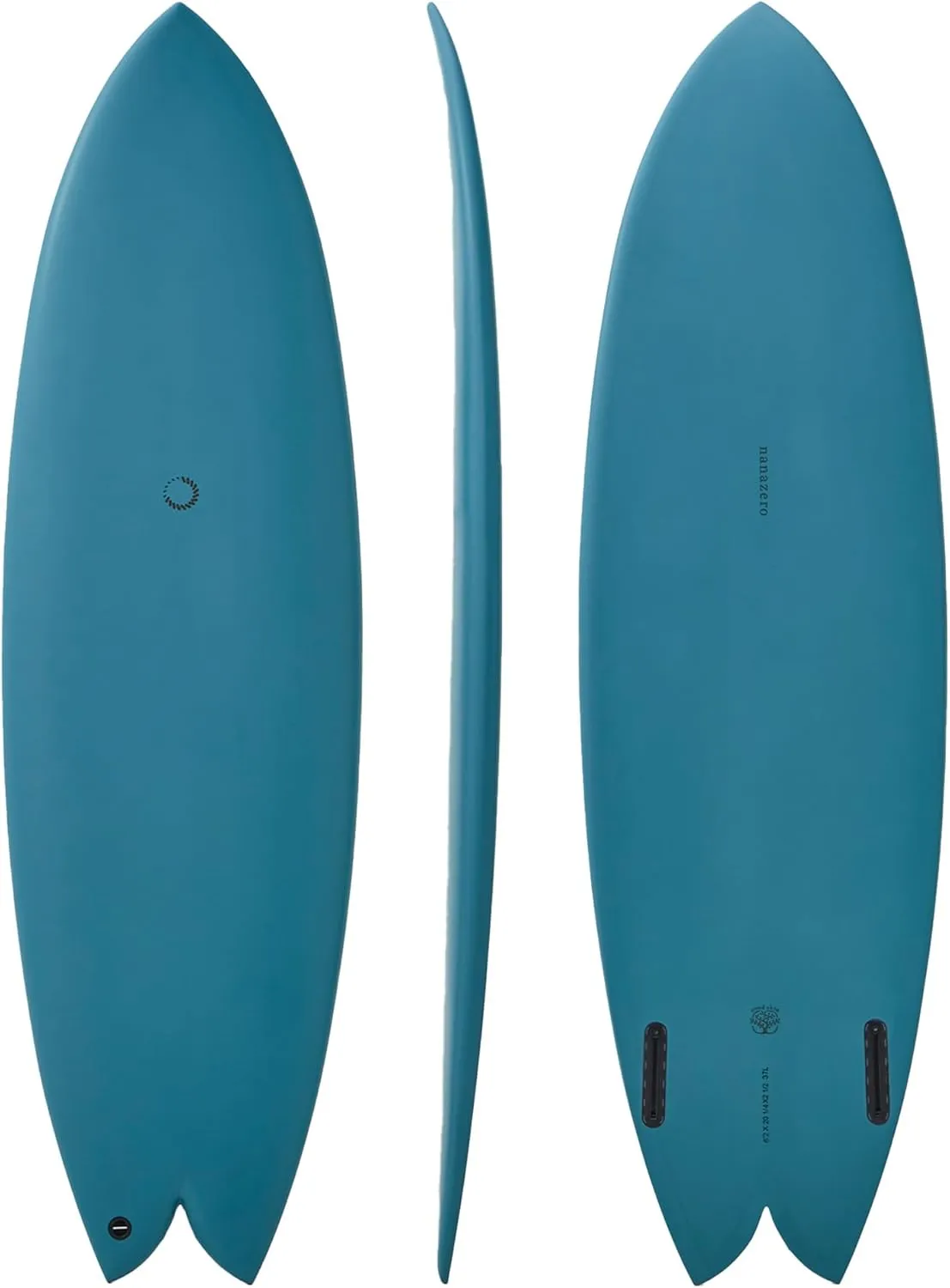 Wood Skin Surfboard Hybrid HB02 Fish 6'2", Durable and Light-Weight Structure
